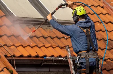 Démoussage et hydrofuge de toiture à Villebramar